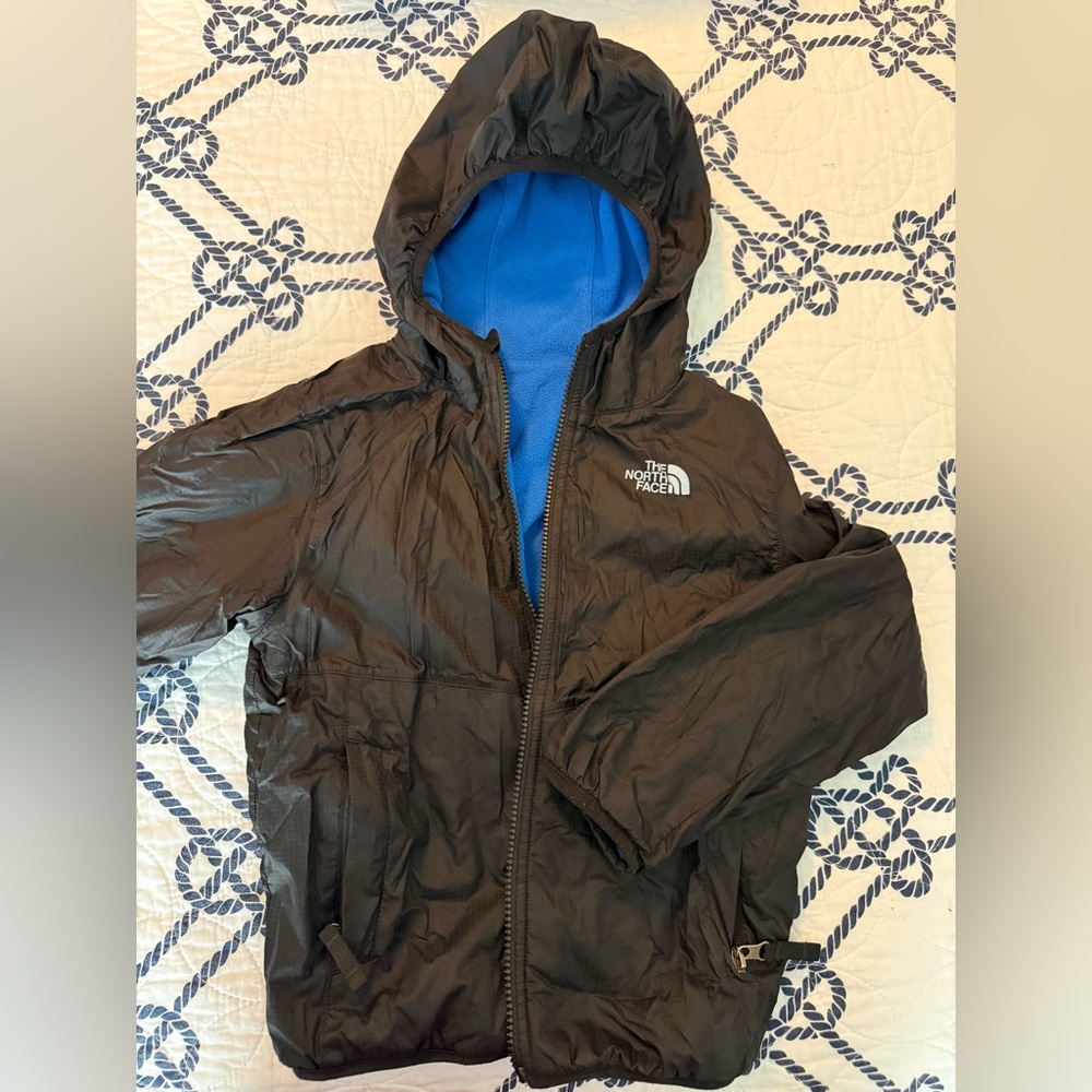 The North Face Kids' Charcoal and Royal Blue Jacket